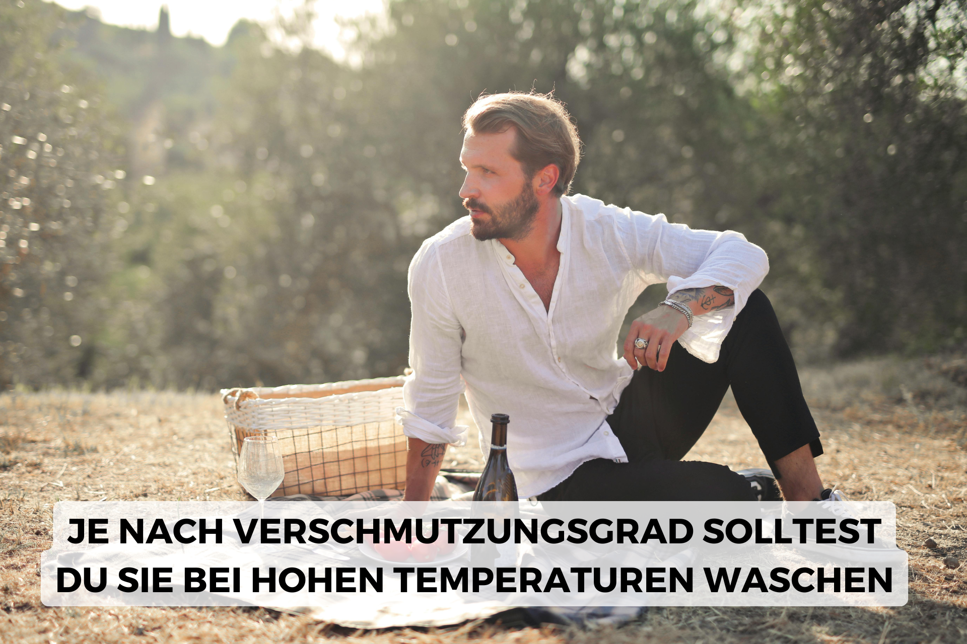 Picknickdecke waschen